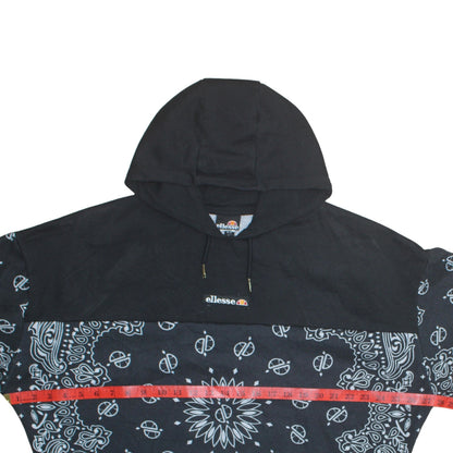 Womens UK Size 12 ellesse Black Pullover Hoodie