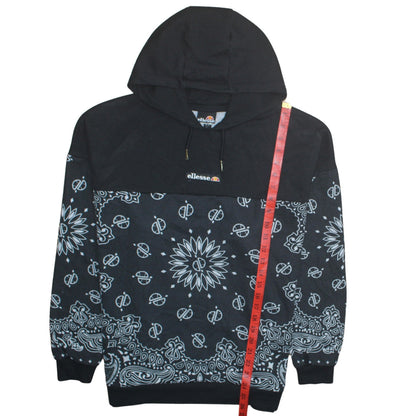 Womens UK Size 12 ellesse Black Pullover Hoodie