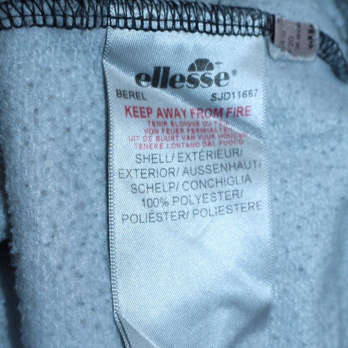 Womens UK Size 12 ellesse Black Pullover Hoodie