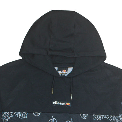 Womens UK Size 12 ellesse Black Pullover Hoodie