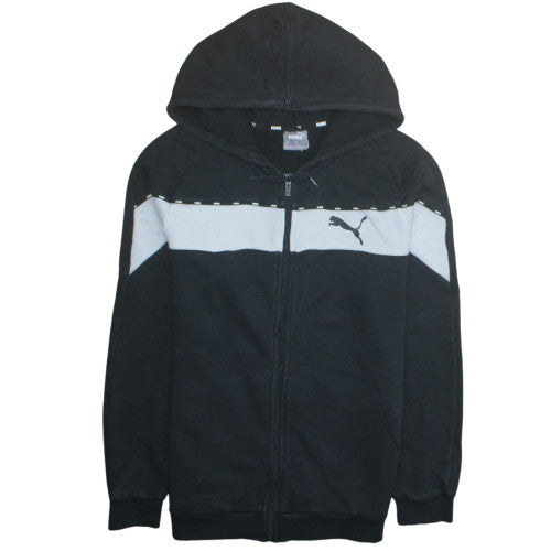 Mens UK Size S PUMA Black Full Zip Hoodie