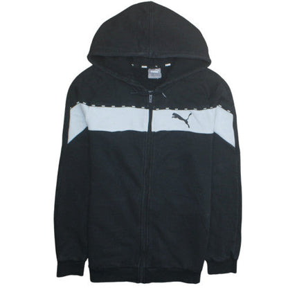 Mens UK Size S PUMA Black Full Zip Hoodie