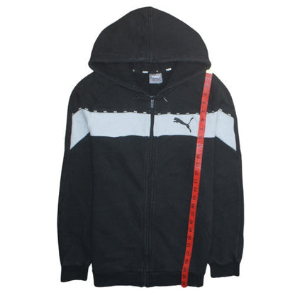Mens UK Size S PUMA Black Full Zip Hoodie