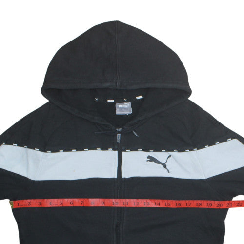 Mens UK Size S PUMA Black Full Zip Hoodie