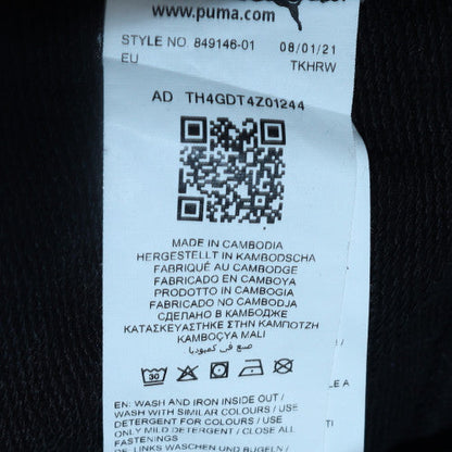 Mens UK Size S PUMA Black Full Zip Hoodie