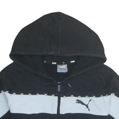 Mens UK Size S PUMA Black Full Zip Hoodie