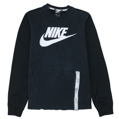 Mens UK Size S Nike Black Pullover Sweatshirt