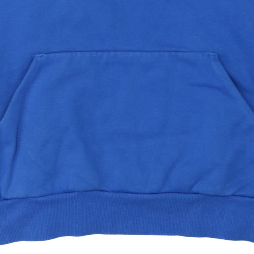 Mens UK Size L PUMA Blue Pullover Hoodie