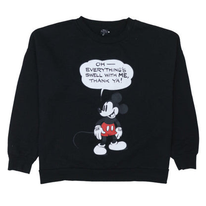 Womens UK Size XL Pep&Co Black Pullover Sweatshirt