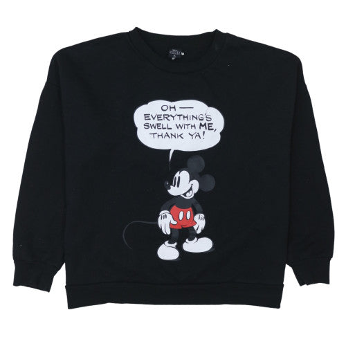 Womens UK Size XL Pep&Co Black Pullover Sweatshirt