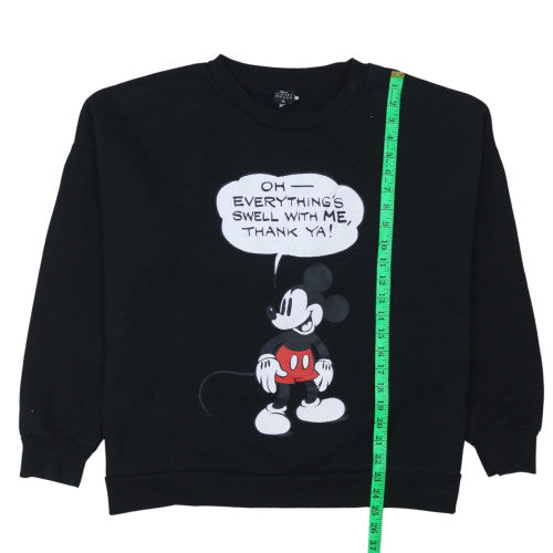 Womens UK Size XL Pep&Co Black Pullover Sweatshirt