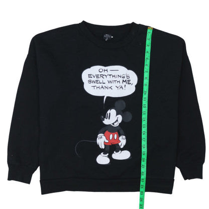 Womens UK Size XL Pep&Co Black Pullover Sweatshirt