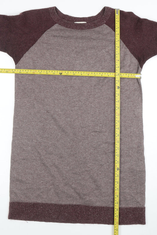 Womens UK Size S COS Brown Pullover Jumper