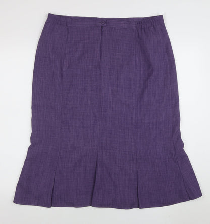 Womens UK Size 20 Damart Straight & Pencil Twill Skirt