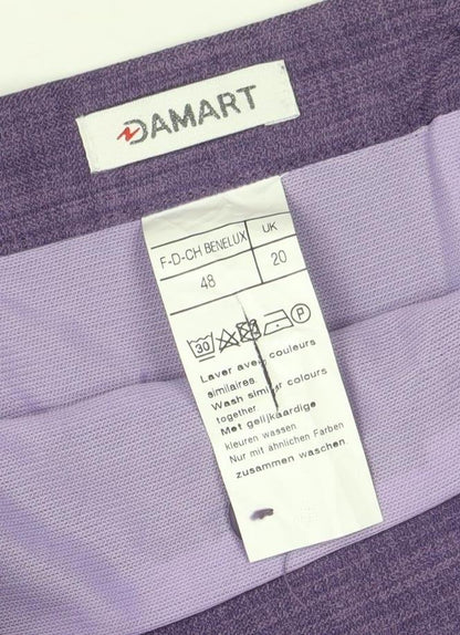 Womens UK Size 20 Damart Straight & Pencil Twill Skirt