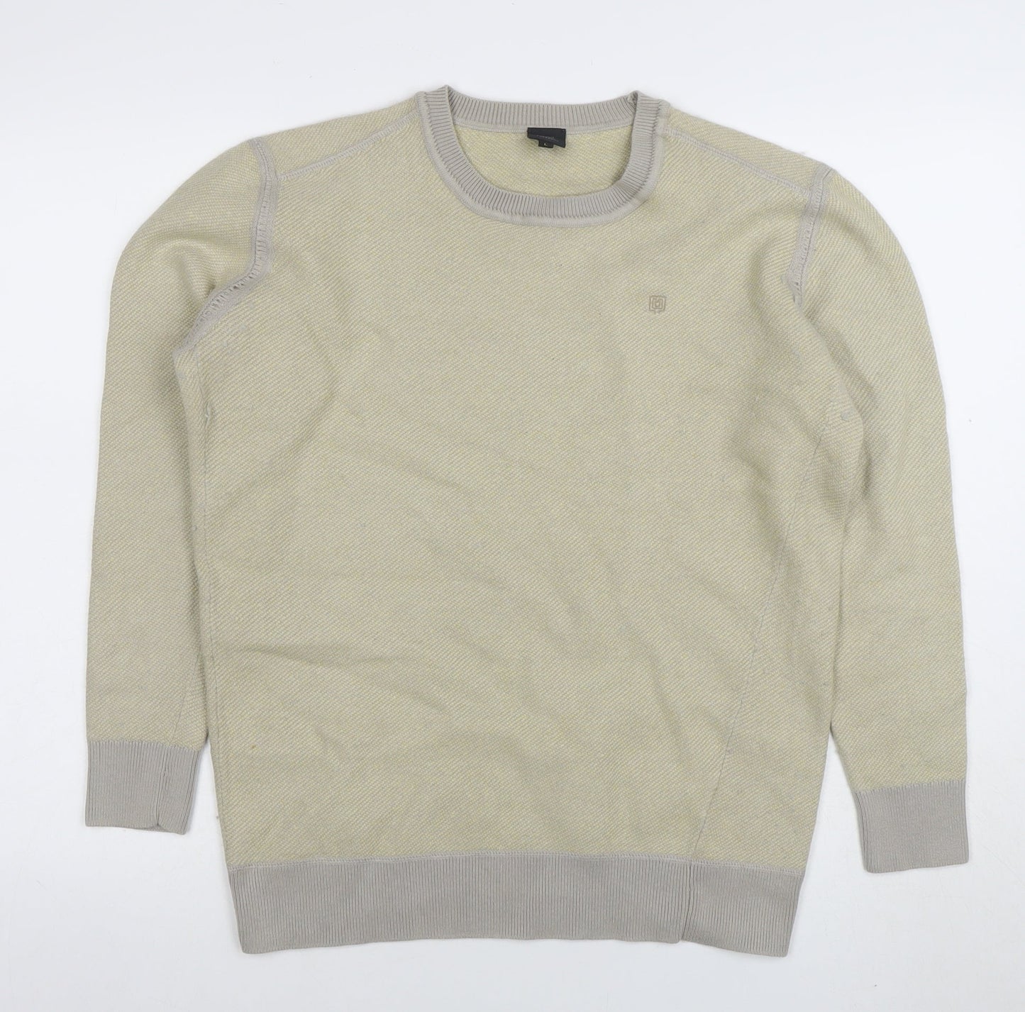 Womens UK Size L Freesoul Beige Pullover Jumper
