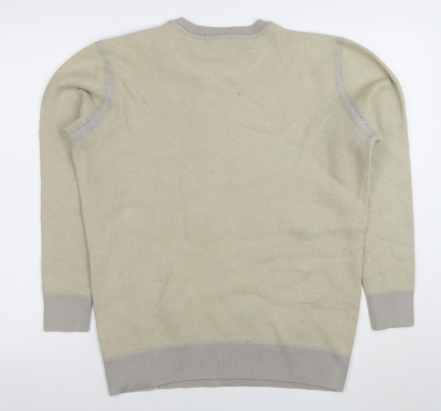 Womens UK Size L Freesoul Beige Pullover Jumper