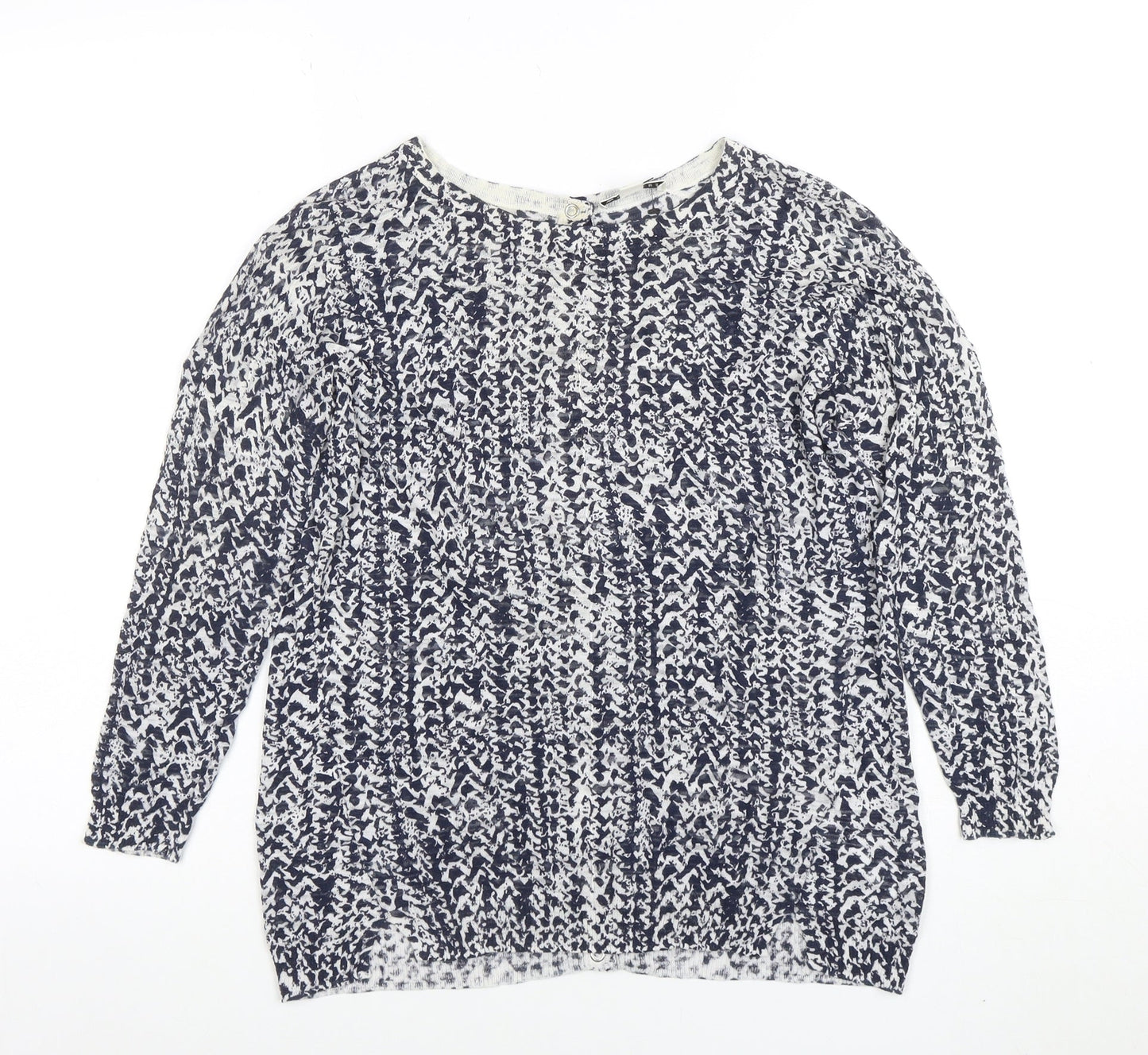 Womens UK Size XS Whistles Blue Pullover Jumper
