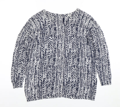 Womens UK Size XS Whistles Blue Pullover Jumper