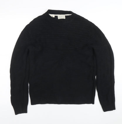 Mens UK Size M Selected Homme Black Pullover Jumper