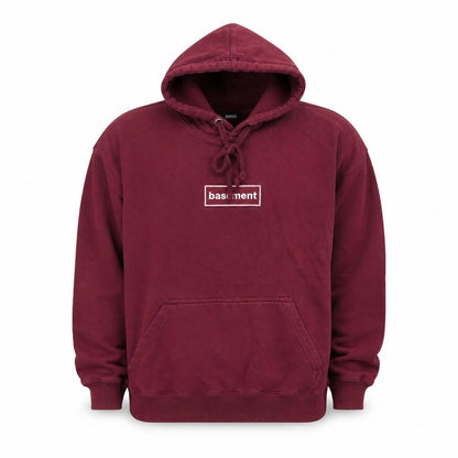 Mens UK Size 2XL The Basement Red Pullover Hoodie