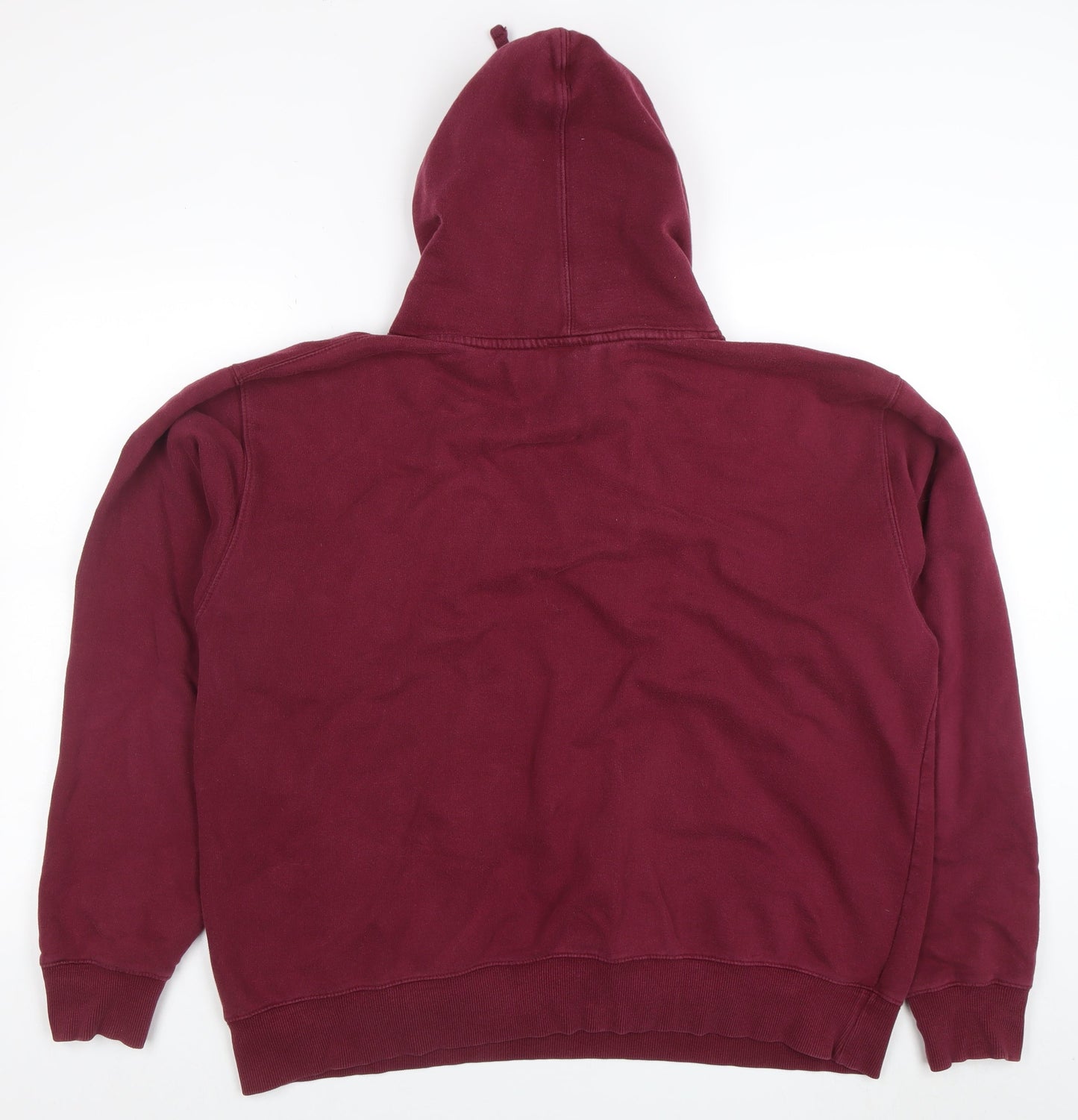 Mens UK Size 2XL The Basement Red Pullover Hoodie