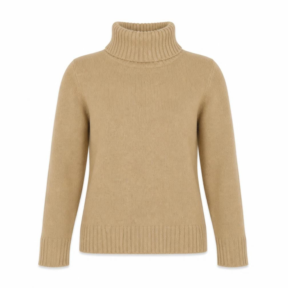 Womens UK Size 10 Zara Beige Pullover Jumper