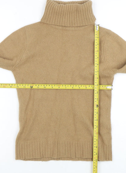 Womens UK Size 10 Zara Beige Pullover Jumper