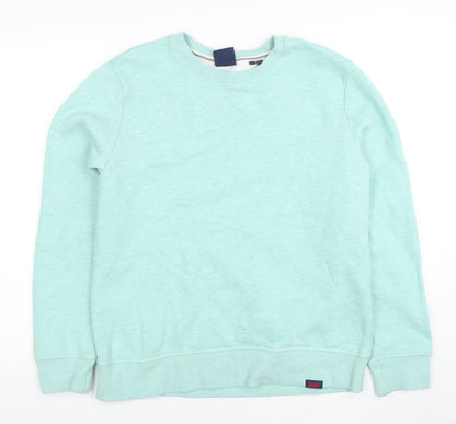 Womens UK Size 12 Superdry Green Pullover Sweatshirt