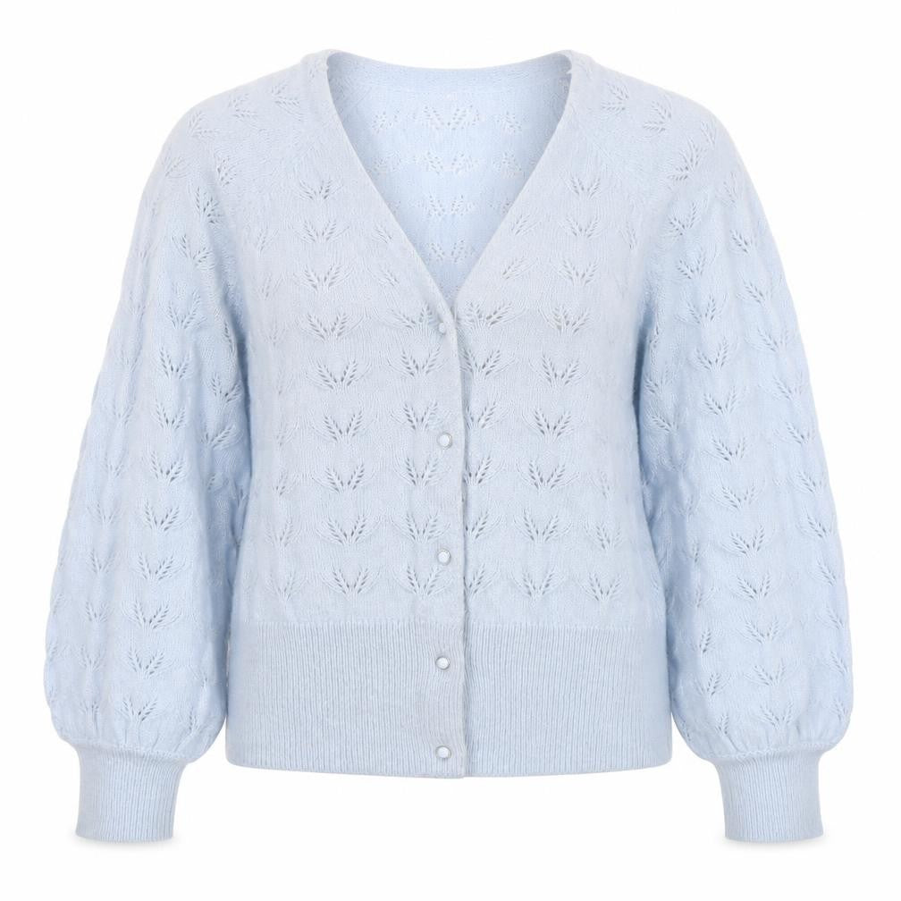 Womens UK Size 12 Golddigga Blue Cardigan Jumper
