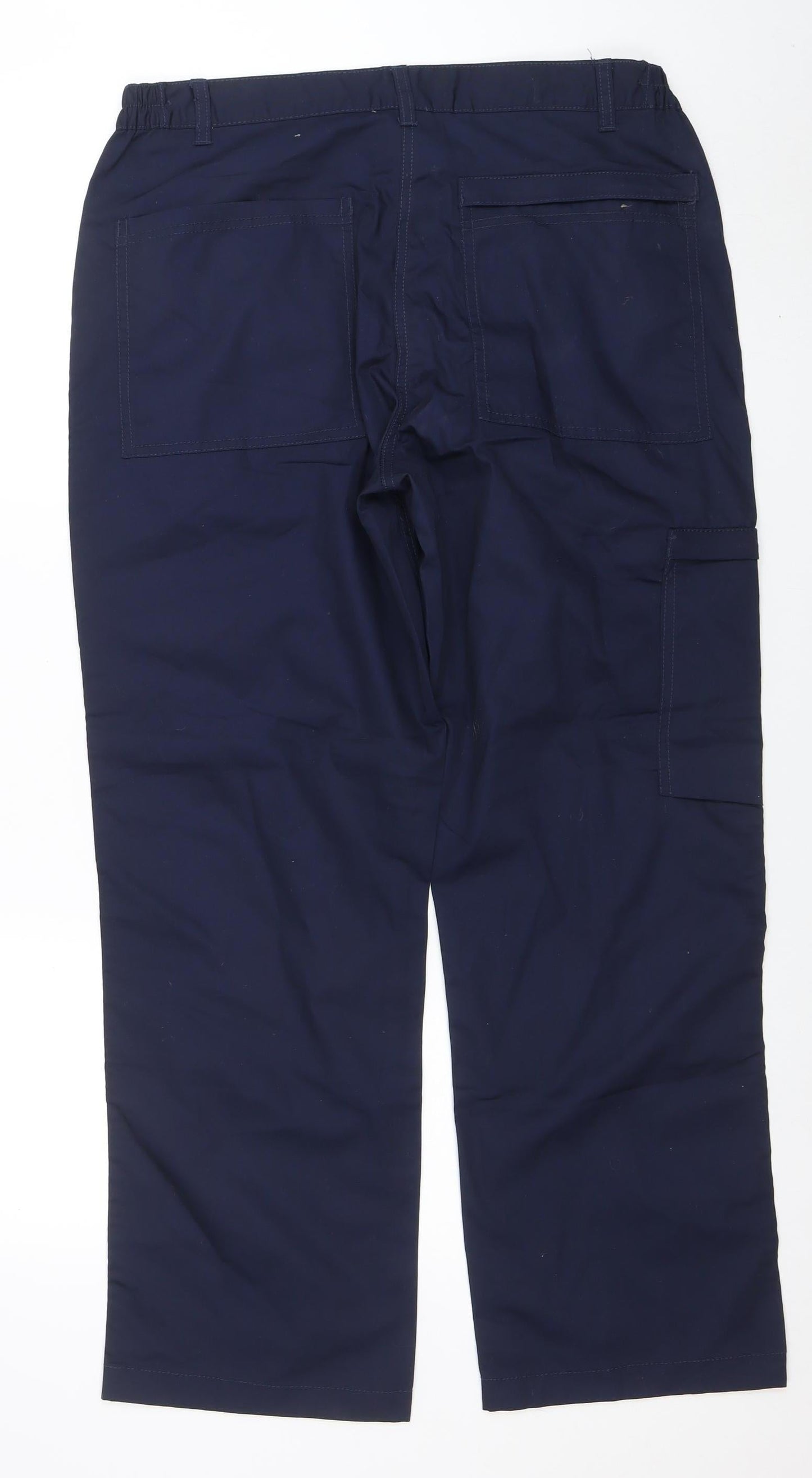 Mens UK Size 16 Regatta Professional Regular Fit Cargo Blue Trousers