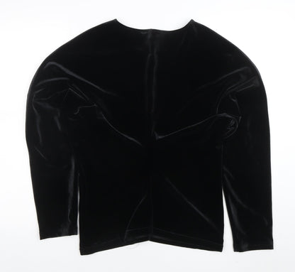 Womens UK Size 14 Marks and Spencer Black Basic Blouse