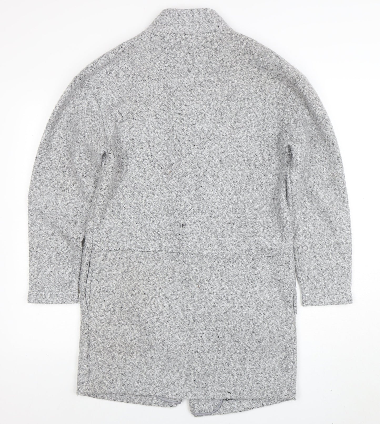 Womens UK Size 10 Marks and Spencer Grey Overcoat