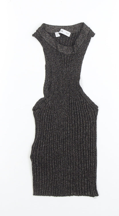 Womens UK Size M MNG Black Camisole Tank