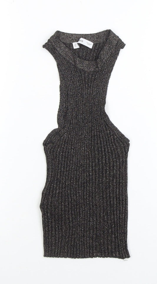 Womens UK Size M MNG Black Camisole Tank