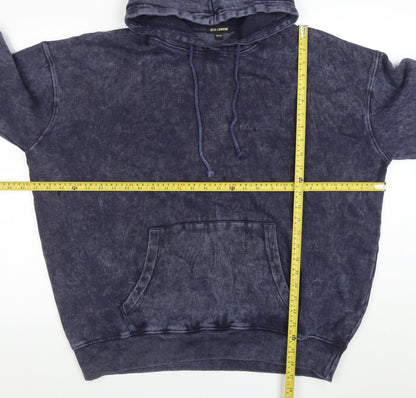 Womens UK Size One Size QED London Blue Pullover Hoodie