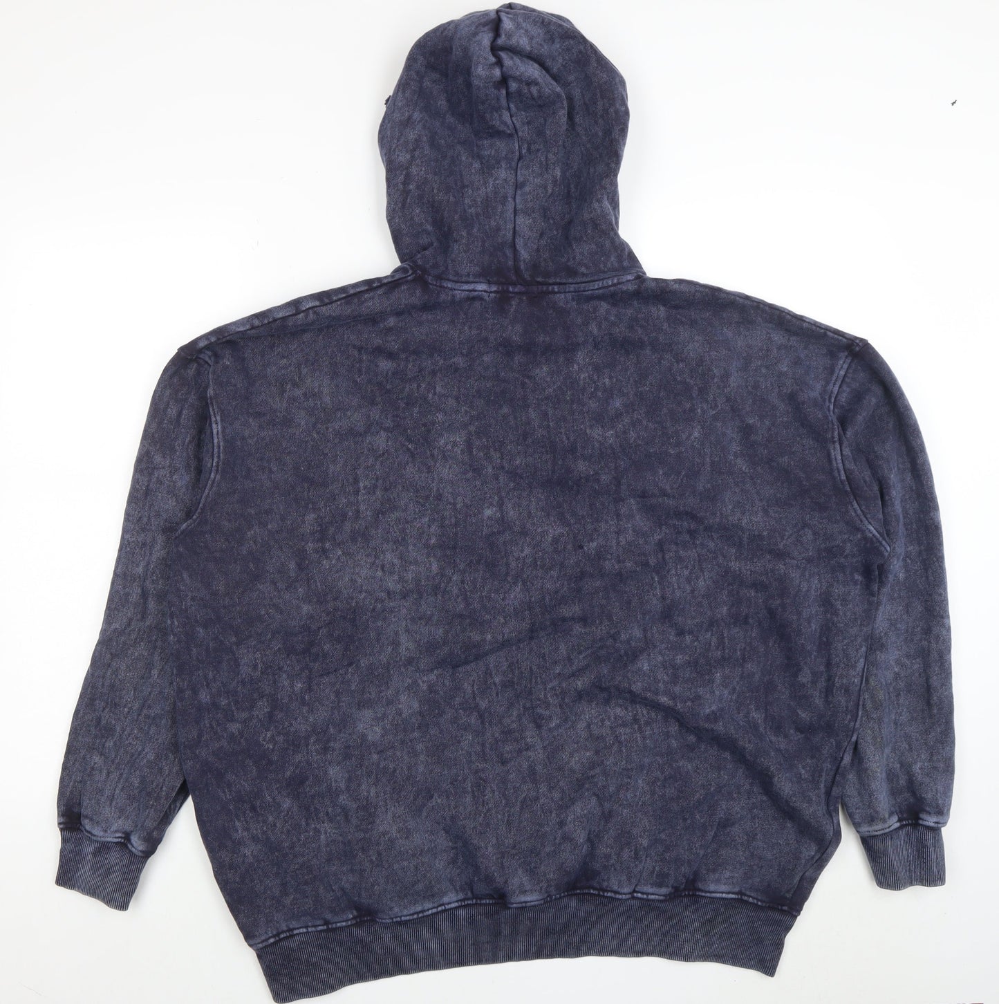 Womens UK Size One Size QED London Blue Pullover Hoodie