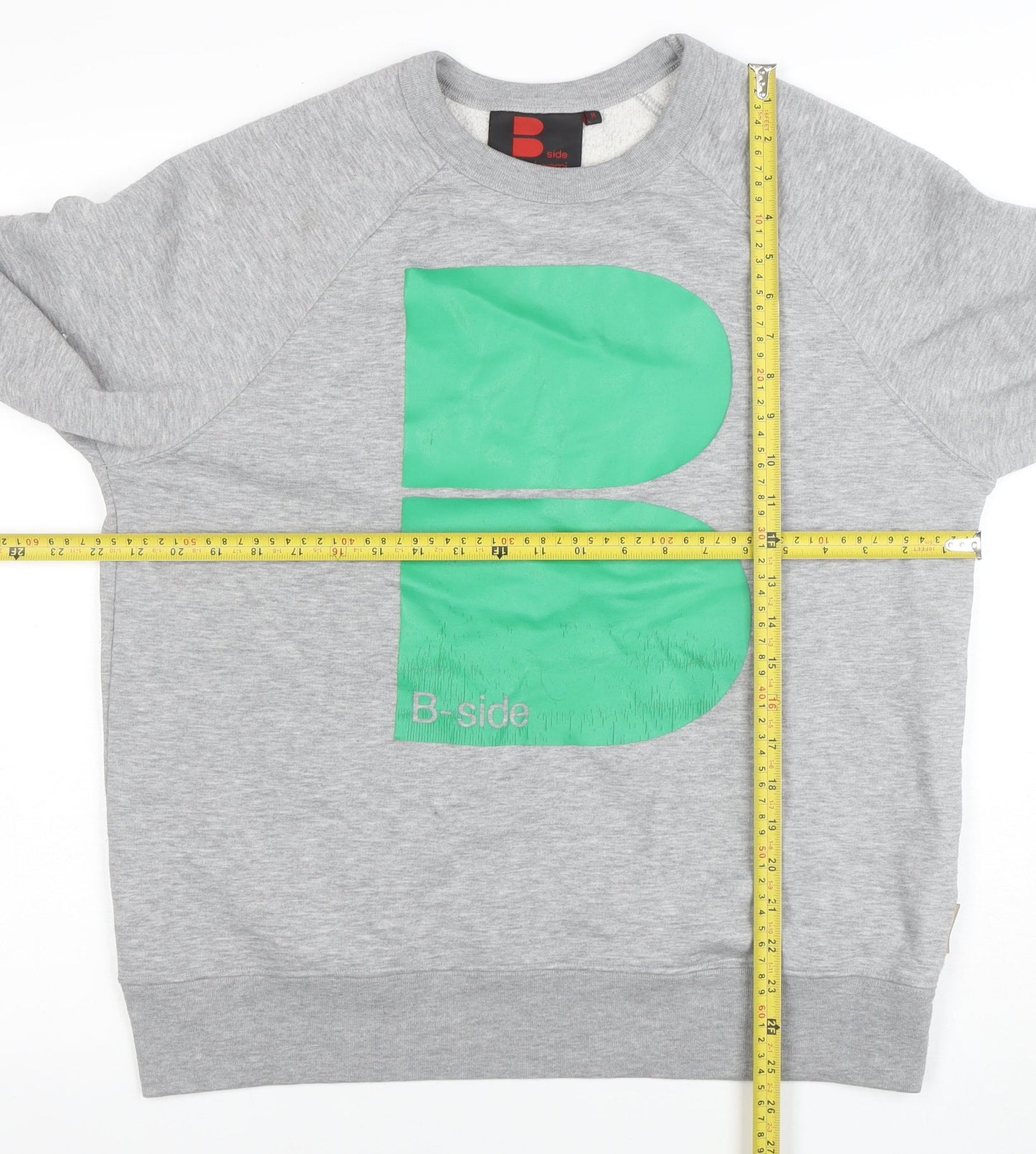 Mens UK Size M B-side by Walé Adeyemi Grey Pullover Sweatshirt