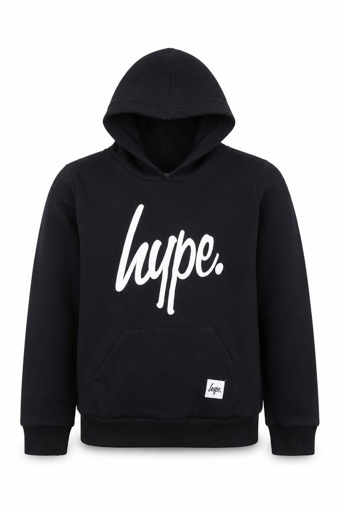 Boys UK Size 11-12 Years Hype Black Pullover Hoodie