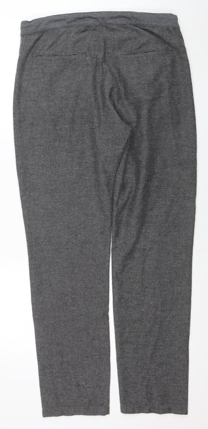 Womens UK Size M Jaeger Regular Fit Business Casual Workwear Grey Trousers