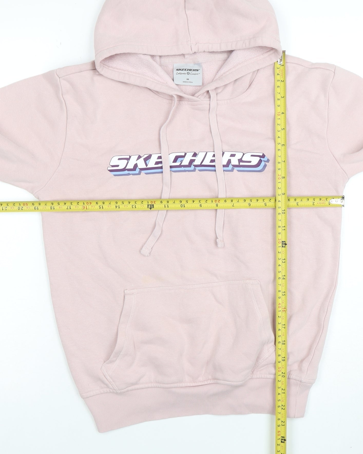 Womens UK Size XS Skechers Pink Pullover Hoodie