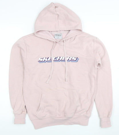 Womens UK Size XS Skechers Pink Pullover Hoodie