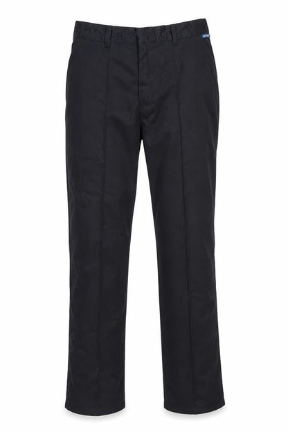 Mens UK Size M Portwest Regular Fit Workwear Black Trousers