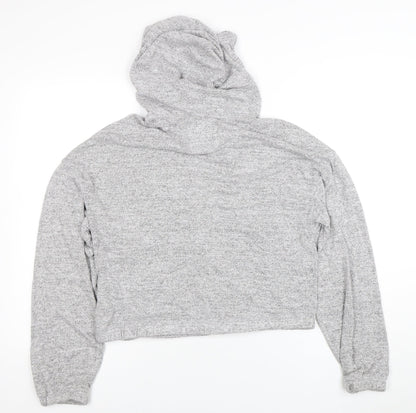 Womens UK Size S Hollister Grey Full Zip Hoodie