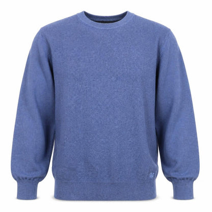 Crew Clothing Men's Blue Cotton Jumper Size S