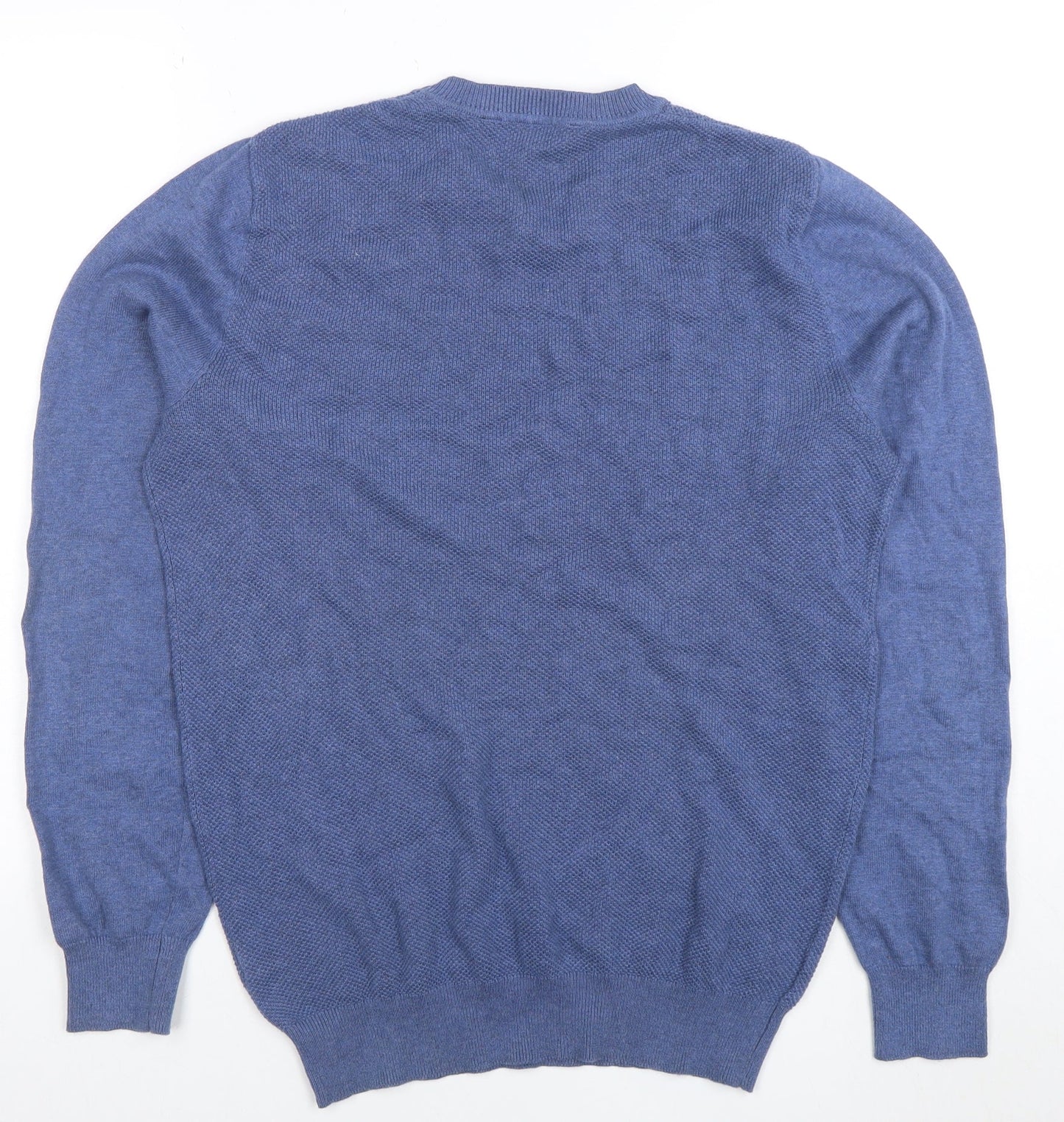 Mens UK Size S Crew Clothing Company Blue Pullover Jumper