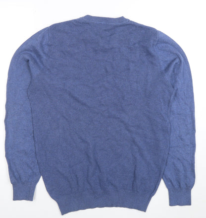 Mens UK Size S Crew Clothing Company Blue Pullover Jumper