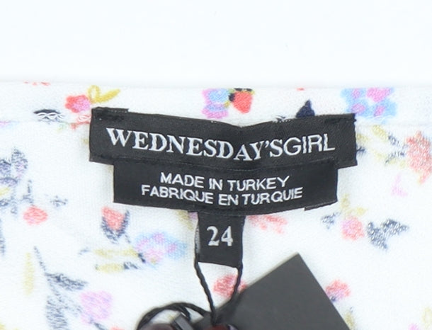 Womens UK Size 24 Wednesday's Girl A-Line Dress