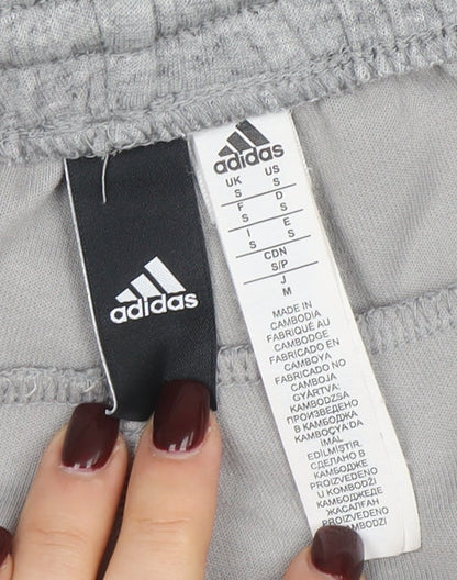 Mens UK Size S adidas Regular Fit Sweatpants Grey Trousers