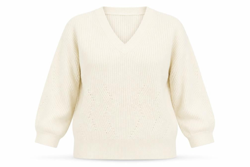 Womens UK Size S Marks and Spencer Ivory Pullover Jumper